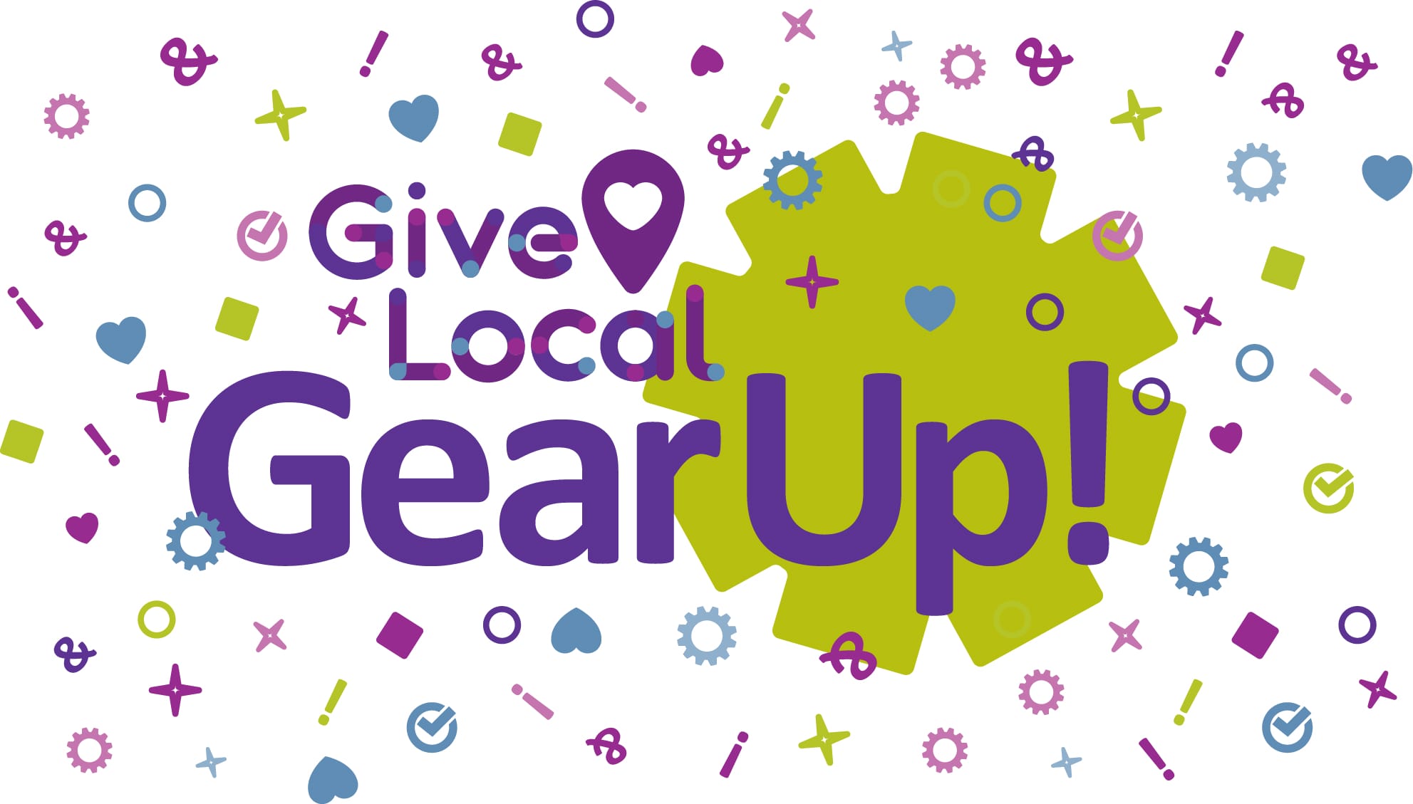 Give Local Gear Up Graphic